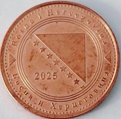 Efemera - BOSNA HERSEK 50 Feninga, 2025 ÇİL - kitantik - kitaLog