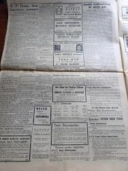 Cumhuriyet Gazetesi - 12 Mart 1948 - Zoraki Dostluklar Cumhuriyet Başmakale - Dışişleri Bakanımız Necmettin Sadak Dün Gece Londra'ya Vardı Fotoğraf - Demokrat Parti Grubu İhraç Kararlarını Tanımıyor - Çek Faciası İntiharlar İstifalar Devam Ediyor - İstanbul Batakhanelerinde İki Müthiş Gece Yazan Metin Toker - Suat Hayri Ürgüplü ve Arkadaşları Yüce Divandan Çıkarken Fotoğraf - Arap Birliği Genel Sekreteri Azzam Paşa Ankara'ya Çağrılmış - Beşiktaşlılar Atina'da Enosis İle Karşılaşmak Üzere Sahaya Çıkarlarken Fotoğraf - Goebbels'in Hatıraları Yazı Dizisi - Erzurum'un Otuzuncu Kurtuluş Yıldönümü Yazan Ahmet Halil - Beynelmilel Portreler Jan Masaryk - Huzur Yazan Ahmet Hamdi Tanpınar Yazı Dizisi - Sol Temayüllü Hocalar Meselesi Gene Tazelendi - Gazeteci Kimdir Yazan Burhan Felek - John Steinbeck'in Gazap Üzümleri Remzi Kitabevinde - İsmail Dümbüllü Tiyatrosu Ve Semiha Coşar Şehzadebaşı Turan Sinemasında - Şehir Tiyatrosu Dram Kısmında Baykuş Komedi Kısmında Kaş Yapayım Derken - Parker 51