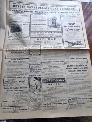 Cumhuriyet Gazetesi - 12 Mart 1948 - Zoraki Dostluklar Cumhuriyet Başmakale - Dışişleri Bakanımız Necmettin Sadak Dün Gece Londra'ya Vardı Fotoğraf - Demokrat Parti Grubu İhraç Kararlarını Tanımıyor - Çek Faciası İntiharlar İstifalar Devam Ediyor - İstanbul Batakhanelerinde İki Müthiş Gece Yazan Metin Toker - Suat Hayri Ürgüplü ve Arkadaşları Yüce Divandan Çıkarken Fotoğraf - Arap Birliği Genel Sekreteri Azzam Paşa Ankara'ya Çağrılmış - Beşiktaşlılar Atina'da Enosis İle Karşılaşmak Üzere Sahaya Çıkarlarken Fotoğraf - Goebbels'in Hatıraları Yazı Dizisi - Erzurum'un Otuzuncu Kurtuluş Yıldönümü Yazan Ahmet Halil - Beynelmilel Portreler Jan Masaryk - Huzur Yazan Ahmet Hamdi Tanpınar Yazı Dizisi - Sol Temayüllü Hocalar Meselesi Gene Tazelendi - Gazeteci Kimdir Yazan Burhan Felek - John Steinbeck'in Gazap Üzümleri Remzi Kitabevinde - İsmail Dümbüllü Tiyatrosu Ve Semiha Coşar Şehzadebaşı Turan Sinemasında - Şehir Tiyatrosu Dram Kısmında Baykuş Komedi Kısmında Kaş Yapayım Derken - Parker 51
