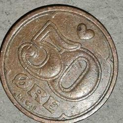 DANİMARKA 1989  50 ÖRE