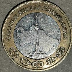 TÜRKMENİSTAN 2010   1 MANAT