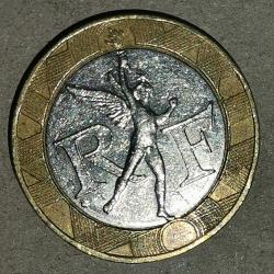 FRANSA 1989  10 FRANK