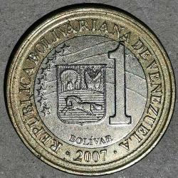 LOT.20 » VENEZUELA  2007  1 BOLİVAR