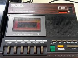 Conien 909W Telefon Kaset Çalar Kaydedici Radyo Saat - Made in Hong Kong - AM FM Casette Recorder Electronic Digital Clock