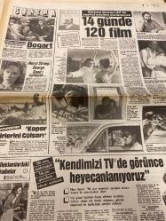 HÜRRİYET KELEBEK GAZETESİ KELEBEK EV GAZETESİ DOĞUM GÜNÜ GAZETESİ - 16 ŞUBAT 1987 - Kader filmi-Hülya Koçyiğit-Gülşah Soydan-Mustafa Alabora-Savunma Filmi-Gülşen Bubikoğlu-Kenan Kalav-Merih Akalın-Merih Akalın-Erol Günaydın-Nazan Ayas-Fikret Hakan-Memo-Mesut Çakarlı-Didem Bülbül-Üç Yabancı-Azize Bergin-Alpago-Metin Soysal-Fikret Kol-Bizimkiler-Fatoş-Güngörmüşler-Dedektif Nik-Aydan Şener-Nevin Sayhan-Tahir Yaman-orkid-sinema mı asla-Mine Özüuygun-Sinema-mehmet güreli-Bogart-14 günde 120 film-Vecdi Sayar-Yeşil ışın-Eric Rohmer-Meryl Streep-Cengiz Aytmatov-Feyza algan-Sinan özbalkan-Sabahat akyüz-kelebek falınız-sadi kayhan-altın kelebek 1986 ödül adayları-İzzet Öz-Barış Manço
