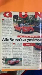 AUTO SHOW DERGİSİ - 13 HAZİRAN 1995 - HIRANT KASAPOĞLU - SEMİH ÇEVİK - NEDİM ÖZKAN - YAVUZ OĞUZ - HALİT BOLKAN - CENK YÖNEZER - HAKAN UYAR - SÜMER DEMİRCİLER - AYDIN DOĞAN - OHANNES TATONYAN OPEL - ALFA ROMEO - FIAT - BMW - SKODA - SEAT - ARO - RENAULT - MAZDA - MALCO OPEL ASTRA CABRIO - ALFA 146 - FIAT TIPO - FIAT BRAVO - ALFA GTV - ALFA SPIDER - SKODA FELICIA COMBI - BMW 3 SERİSİ - OPEL ASCONA 1.6 S - SEAT IBIZA 1.3 CL - ARO YXY JEEP ASTRA CABRIO İLK SÜRÜŞ İZLENİMİ - ALFA 146 TEMMUZDA TÜRKİYE’DE - TIPO'NUN YERİNE BRAVO GELİYOR - GTV VE SPIDER YENİLENİYOR - BMW 3 SERİSİ KULLANILMIŞ OTO DEĞERLENDİRMESİ - FELICIA COMBI 1.6 MOTORLA GELİYOR - ASCONA VİTES SORUNU VE TEKNİK ÖZELLİKLERİ - SEAT IBIZA'NIN PERFORMANS DÜŞÜŞÜ ANALİZİ - TÜRKİYE'DE IBIZA'NIN PAZAR DURUMU - MALCO BAYİLİK DUYURUSU VE ÜRÜN YELPAZESİ - ARO ARAZİ ARAÇLARI HAKKINDA KULLANICI SORUSU VE TEKNİK DEĞERLENDİRME - ARO YXY VE DUSTER VERSİYONLARIN MOTOR SEÇENEKLERİ - ARO’DA YEDEK PARÇA VE SERVİS SORUNLARI - 8 AYDIR YAT - 46 SAYFA