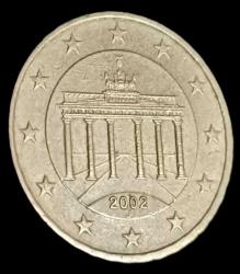 Almanya 2002 J 10 Euro Cent Çil
