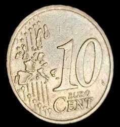 Almanya 2002 J 10 Euro Cent Çil