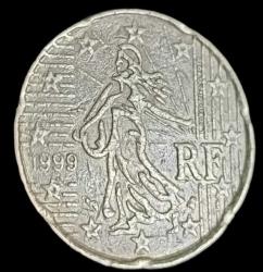 Fransa 1999 20 Euro Cent