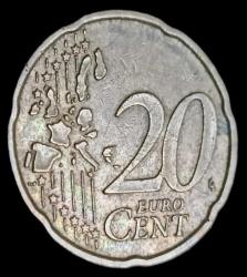 Belçika 2000 20 Euro Cent