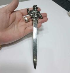 Antika Hakiki Gümüş Zarf Açacağı