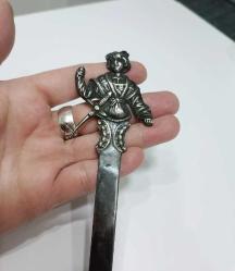 Antika Hakiki Gümüş Zarf Açacağı