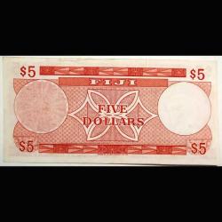 Fiji 5 dolar 1974 Ççt 