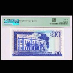 Cebelitarık 10 pound 1986 Çil  PMG 66 EPQ 