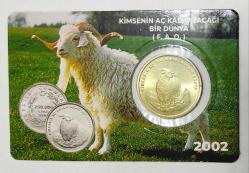 2002 Hiç Kimsenin Aç Kalmayacağı Bir Dünya 750000 Lira..((Keçi))