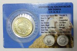 2002 Hiç Kimsenin Aç Kalmayacağı Bir Dünya 750000 Lira..((Keçi))