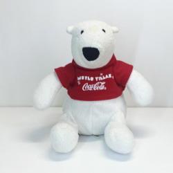 Coca Cola Lisanslı Peluş Mutlu yıllar temalı Kutup Ayısı