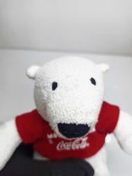 Coca Cola Lisanslı Peluş Mutlu yıllar temalı Kutup Ayısı