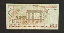 Avusturya 20 Schilling 1985 ÇT +