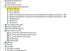 4 Port USB Çoğaltıcı Hub (USB 2.0 , Sorunsuz , İkinci El)