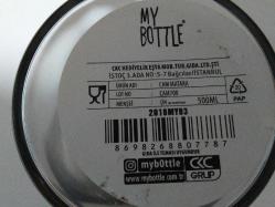 My Bottle Detoks Süzgeçli Cam Matara Şişesi 500 ml (Yeni )