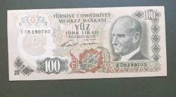 6 Emisyon E 58 Seri 100 Lira Çil