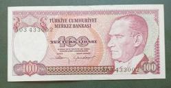 7 Emisyon A 03 Seri 100 Lira Çil altı