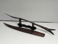 Orjinal Nadir Antika Osmanlı Deli Süvariler Laz Yatağan