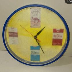 Eski dönem Camel Winston salem Monte Carlo sigara reklamlı duvar saati