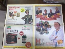 POSTA GAZETESİ KARNAVAL EKİ - 31 MART 2013  - ÖMER COŞKUN ÜRÜNLERİ TAM SAYFA REKLAMI (3 SAYFA REKLAM) - PANAX, TANSALP, FORMULA 21, VITALITY