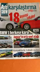 AUTOSHOW DERGİSİ - OCAK 2016  AUDI – BMW – CITROËN – FORD – PEUGEOT – HONDA – HYUNDAI – INFINITI – JAGUAR – LEXUS – MAZDA – MERCEDES – PORSCHE – SKODA – SUZUKI – TOYOTA – VOLKSWAGEN – McLAREN – CORVETTE  HIRANT KASAPOĞLU – MURAT ÇAVDAR – ÖZGEN BILIR – ÜMİT AKKUYU – ERDEM KIRIM – NIHAT AYAN – YEŞİM DENIZEL – FERİT ÖZKAŞIKÇI – ORHAN TAŞKIN – DIDEM KURUCU – SERVET KAVASOĞLU – ERDAL IPEKEŞEN – SEREN URUN – KORAY BILICI – NESLIHAN CAN – SEDA ERDOĞAN DAL – ALTUĞ SELÇUK – YONCA GÖNEN – NUSRET KIRIMLIOĞLU – SEZİNUR BALIKÇIOĞLU  BMW 1 SERİSİ – SKODA SUPERB – MERCEDES GLC – AUDI Q3 – BMW X1 – BMW M135i – HONDA CIVIC TYPE R – VW GOLF R – INFINITI Q50 – JAGUAR XE – MERCEDES C SERİSİ – MAZDA CX-3 – FIAT 500X – SUZUKI VITARA – HYUNDAI TUCSON – AUDI A4 – BMW 3 SERİSİ – VW GOLF – PEUGEOT 308 – FORD FOCUS – AUDI Q7 – BMW X5 – PORSCHE CAYENNE TURBO – PORSCHE MACAN TURBO – FORD FOCUS ST – VW GOLF GTI – MERCEDES C 250d – BMW 320d – LEXUS RC F – FORD MUSTANG GT – AUDI TTS – BMW M235i – CORVETTE - 114 SAYFA