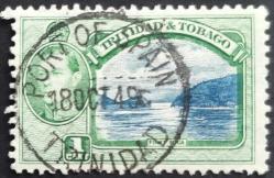 +++  TRINIDAD & TOBAGO K. GEORGE VI , MANZARA 1938 1C - DAMGALI