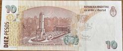 ARJANTİN 10  PESOS ÇİL KAĞIT PARA  RESİMDEKİ ÜRÜN