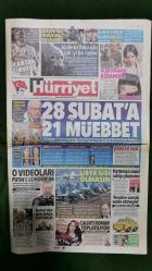 Hürriyet Gazetesi 14 Nisan 2018 28 Şubat'a 21 Müebbet, İsmail Hakkı Karadayı,Çevik Bir, Çetin Doğan, Erol Özkasnak, İlhan Kılıç, Kemal Güruz, Recep Tayyip Erdoğan, Binali Yıldırım, Hazal Filiz Küçükköse, Filiz Akın, Burak Özçivit, Ali Erbaş, Metin Külünk, Alvaro Negredo, Ryan Babel, Anderson Talisca, Ricardo Quaresma, Şenol Güneş, Arda Turan, Mustafa Denizli, Fatih Terim, Aykut Kocaman, Ali Koç, Sergey Labrov, Donald Trump, J.K.Rowling, Kemal Kılıçdaroğlu, Aydın Doğan