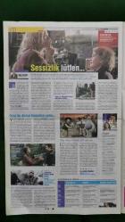 Hürriyet Cumartesi Gazetesi 14 Nisan 2018 Gigi Hadid, Emily Blunt, Christian Bale, Şebnem Ferah, Hazal Filiz Küçükköse, John Krasinski, Bella Hadid, Zayn Malik, Beril Kayar, Öykü Karayel, Muhsin Akgün, Başak Dizer Tatlıtuğ, Burak Deniz, Büşra Develi, Mu Tunç, Füsun Bay Canbay, Dwayne Johnson, Wes Studi