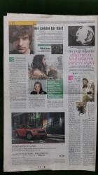 Hürriyet Cumartesi Gazetesi 14 Nisan 2018 Gigi Hadid, Emily Blunt, Christian Bale, Şebnem Ferah, Hazal Filiz Küçükköse, John Krasinski, Bella Hadid, Zayn Malik, Beril Kayar, Öykü Karayel, Muhsin Akgün, Başak Dizer Tatlıtuğ, Burak Deniz, Büşra Develi, Mu Tunç, Füsun Bay Canbay, Dwayne Johnson, Wes Studi