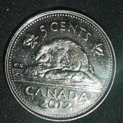 KANADA 2012   25 CENT
