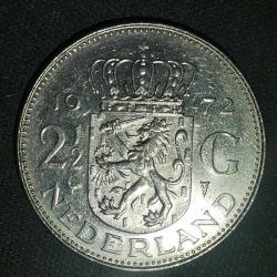 HOLLANDA 1972   2,5 GULDEN