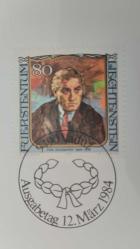 1984 YILI LİECHTENSTEİN ÜNLÜ KONUKLARIN RESİMLERİ MAXİMUM KART