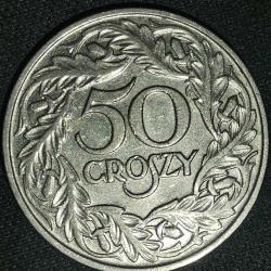 POLONYA 1923  50 GROSZY