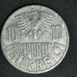AVUSTURYA 1951  10 GROSCHEN