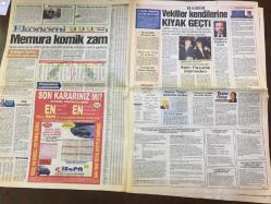GÜNEŞ GAZETESİ - 4 EKİM 2001 - ASENA: ''BENİ ÖLDÜRECEKLER'' İBRAHİM TATLISES'İN TERK ETMESİ SONUCU ASENA BUNALIMA GİRDİ - BUNU MİLLET AFFETMEYECEK - YILLIK ENFLASYON 61.8'E YÜKSELDİ - HEMŞİRELERİN HAYATI - AFGANİSTAN'A 50 BİN ABD'Lİ ASKER GİRECEK - USAME BİN LADİN TİPİNİ DEĞİŞTİRDİ - MEMURA YÜZDE 5.9 ZAM - TAYYİP ERDOĞAN VEKİL OLAMIYOR - AŞKUN NUR YENGİ BAŞROLÜ KAPTI - YEŞİL KARTTA PATLAMA - SAHTE MALİYECİLER - MAHMUT PELİT & BİRSEN PELİT ÇİFTİ BOŞANMA KAVGASI - KAHRAMAN YILMAZCAN - TOMBUL NATAŞA GUNEL JAHANGIROVA FRENGİLİ ÇIKTI - SEDEF ERBİL, YILIN GELİNİ, MEHMET ALİ ERBİL - DERİN MERMERCİ - YAĞMUR ÜNAL - VEKİLLER KENDİLERİNE KIYAK GEÇTİ, TANSU ÇİLLER - RAUF DENKTAŞ: TÜRKLERİ ZEHİRLEMEK İSTEDİLER - YAŞAR ÖZAY - TAM FESTİVAL, ATİLLA SARAL, RELITZE BALEVA - BİNNAZ AVCI, ŞEBNEM ÖZİNAL, AÇELYA AKKOYUN - İRAN'DA KAYBOLAN BEBEĞİ AYI EMZİRİP ÖLÜMDEN KURTARDI - JENNIFER LOPEZ - EMMY'E TERÖR DARBESİ - BLAIR'IN OĞLU HIRSIZ DÖVCÜ
