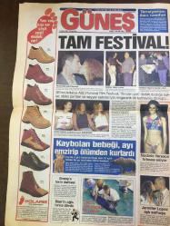 GÜNEŞ GAZETESİ - 4 EKİM 2001 - ASENA: ''BENİ ÖLDÜRECEKLER'' İBRAHİM TATLISES'İN TERK ETMESİ SONUCU ASENA BUNALIMA GİRDİ - BUNU MİLLET AFFETMEYECEK - YILLIK ENFLASYON 61.8'E YÜKSELDİ - HEMŞİRELERİN HAYATI - AFGANİSTAN'A 50 BİN ABD'Lİ ASKER GİRECEK - USAME BİN LADİN TİPİNİ DEĞİŞTİRDİ - MEMURA YÜZDE 5.9 ZAM - TAYYİP ERDOĞAN VEKİL OLAMIYOR - AŞKUN NUR YENGİ BAŞROLÜ KAPTI - YEŞİL KARTTA PATLAMA - SAHTE MALİYECİLER - MAHMUT PELİT & BİRSEN PELİT ÇİFTİ BOŞANMA KAVGASI - KAHRAMAN YILMAZCAN - TOMBUL NATAŞA GUNEL JAHANGIROVA FRENGİLİ ÇIKTI - SEDEF ERBİL, YILIN GELİNİ, MEHMET ALİ ERBİL - DERİN MERMERCİ - YAĞMUR ÜNAL - VEKİLLER KENDİLERİNE KIYAK GEÇTİ, TANSU ÇİLLER - RAUF DENKTAŞ: TÜRKLERİ ZEHİRLEMEK İSTEDİLER - YAŞAR ÖZAY - TAM FESTİVAL, ATİLLA SARAL, RELITZE BALEVA - BİNNAZ AVCI, ŞEBNEM ÖZİNAL, AÇELYA AKKOYUN - İRAN'DA KAYBOLAN BEBEĞİ AYI EMZİRİP ÖLÜMDEN KURTARDI - JENNIFER LOPEZ - EMMY'E TERÖR DARBESİ - BLAIR'IN OĞLU HIRSIZ DÖVCÜ