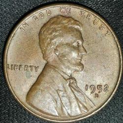 AMERİKA 1952 D   1 CENT   BUĞDAY CENTİ