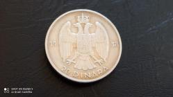 20 DINAR 1938 -  YUGOSLAVYA KRALLIĞI - GÜMÜŞ