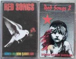 RED SONGS DÜNYA DEVRİM ŞARKILARI 1. ve 2. / 2 TANE  Kaset Sıfır .9