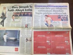 HÜRRİYET GAZETESİ PAZAR EKİ  - 9 OCAK 2005 - BÖYLE TAKSİCİ İSTEMİYORUZ - PROF. OSMAN MÜFTÜOĞLU - ALMANYA'NIN GAY KRALI SEÇİLEN SUAT BAHÇECİ - MUSTAFA ERDOĞAN & GÜLBEN ERGEN RÖPORTAJI, SEMA DENKER - ABDURRAHMAN GÜNDOĞDU RÖPORTAJI - AYŞE ARMAN - ÇİN'İN DÜNYA STARLARI - JET Lİ - BİR BANKACI PARAYI VİDEO-ART'A YATIRIYORSA BOŞUNA DEĞİLDİR - EZGİ BAŞARAN - EBRU ŞİMŞEK & FATİH ALTAYLI - SİBEL ARNA - OKAN BAYÜLGEN - BİLGİ EDİNME DEĞERLENDİRME KURULU, KERPETENLE BİLGİ TOPLUYORLAR - ARZU KAPROL - BALIK İLE İLGİLİ BİLMEK İSTEYECEĞİNİZ ŞEYLER -