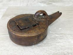 LOT.9 » Antika Osmanlı Yazılı Nadir Ahşap Barutluk