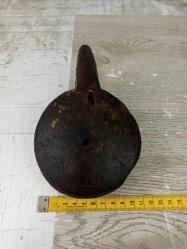 Antika Osmanlı Yazılı Nadir Ahşap Barutluk