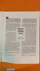 SİNEMA YAZILARI    DERGİSİ -  YAZ 1993    -   RUDOLF ARHEIM - FRANÇOIS TRUFFAUT - GERARD DEPARDIEU - PIER PAOLO PASOLINI - EMİR KUSTURICA - NURDOĞAN RİGEL - NAZLI KIRMIZI - SİMTEN GÜNDEŞ ÖNGÖREN - ÖMER SAYDAM UYSAL - NÜKHET GÜZ - SEÇİL BÜKER - İBRAHİM ŞENER - FARUK KALKAN - OĞUZ MAKAL - GÜLLER DEMİR - ADNAN TÖNEL - IŞIL DEMİRCAN - AYSUN AYIŞKAN - AYGEN BİLGİN - SELAHATTİN YILDIZ - OYA DİNÇER - NİLÜFER SARI - RENGİN KÜÇÜKERDOĞAN - ASLI SELÇUK - FÜSUN ALVER - BANU TUNA - MELDA URAL - LATİFE MÜLAYİMOĞLU - YASEMİN YERE - TAYFUN AKGÜNER - SEVİL ILGAZ - HÜLYA YENGİN - ASLI ERTÜRK - SEMA TÜRKYAZICI - ZEYNEP KARAHAN RADOR - EMİNE YAVAŞÇAGEL - MERAL ALPDOĞAN - LEYLA KÜÇÜKKISA - KEZBAN DEMİRDEŞ - ANTHONY ROBBINS - DUDLEY ANDREW - GERALD MAST - JOHN ELLIS - NEZİH ERDOĞAN  YALANCI CARMEN - TARİH İÇİNDE İZMİR'DE SİNEMA YAŞANTISI - BERLIN IN BERLIN - JAPON SİNEMASINA GENEL BİR BAKIŞ - DÜNYA SİNEMASINDA KADIN YÖNETMENLER - CASABLANCA - CAZİBE HANIM'IN GÜNDÜZ DÜŞLERİ - ÇIPLAK - ALEXANDRE  -  156 SAYFA